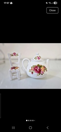 Rose cottage fine bone china - cottage,
