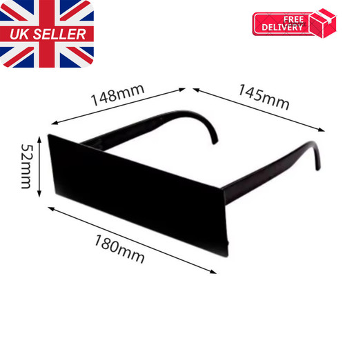 Novelty black censor bar - black,