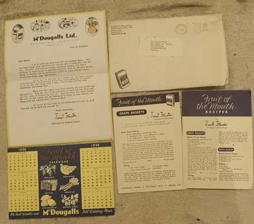 Mcdougalls flour letter - letter, to