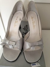 Jane Shilton Silver Peep Toe
