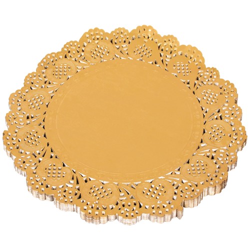 100 pcs inch gold placemats - 12,
