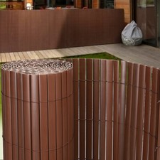3/5M Brown PVC Fence Screening