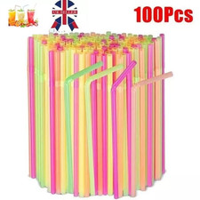 100 Straws Flexible Bendy