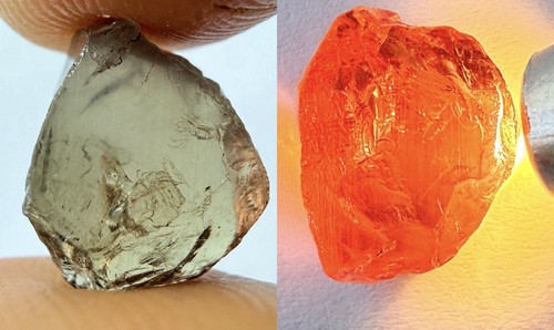 Natural colour change - ct,