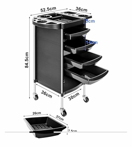 Black salon hairdressing - black,