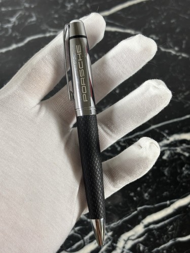 Porsche silver ballpoint pen - porsche,