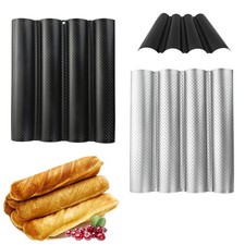 4 Wave Baguette Baking Tray