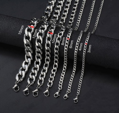 Men boy curb chain - 2, 9