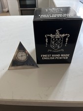 Finest Hand Made Pewter Clock