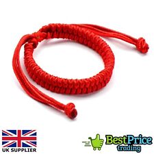 Bangle Kabbalah Tibetan Buddhist Red Lucky Knot Rope Bracelet Amulet