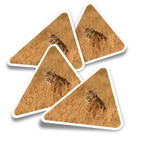 Triangle stickers bobcat - stickers,