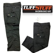 COMBAT TUFF STUFF TROUSER WORK PANT TOUGH KNEE PAD TROUSERS HEAVY DUTY ALL SIZE