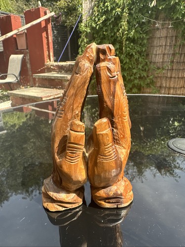 Hand carved praying hands - hand,