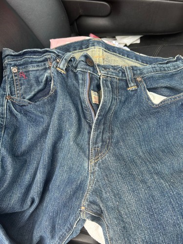 Rrl slim straight jeans - rrl,
