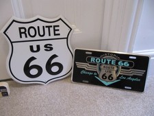 Route 66 metal sign 11"x11"