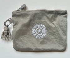 Kipling X Eva Air Amenity Empty Pouch Only Grey Monkey Charm Travel Purse Taiwan