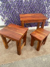 Sheesham nest tables - sheesham,
