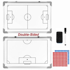 Football Coaches Tactical Board, Double-Sided Sided Football Whiteboard Tactics