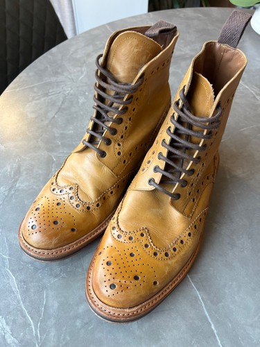 Grenson fred lace tan - fred, up