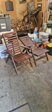 2 Ikea Applaro reclining foldable garden chairs