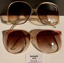 2 Vintage Round Oversized