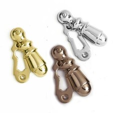 Individual Solid Brass Sliding Escutcheon/Keyhole Cover in Various Finishes