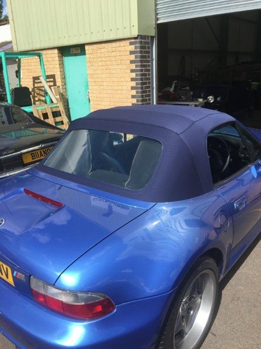 Bmw new blue soft top - -,