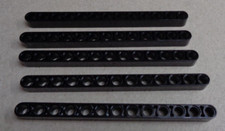 LEGO TECHNIC 4522933 - 41239 Liftarm 1x13 Beam Black x5