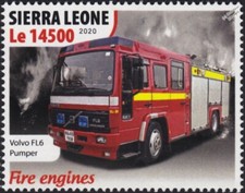 Volvo fl6 pumper fire - volvo,