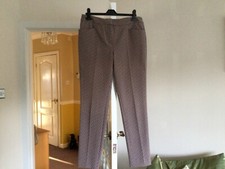 REDUCED NEW Gok Wan for TU, Tapered Trousers, Dark Pink Mix, size 12