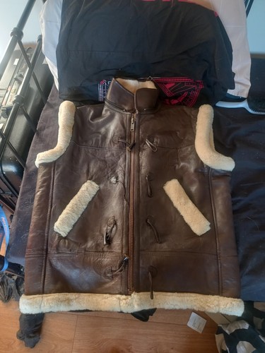 Raf leather jacket - raf,