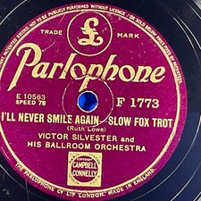 Victor Silvester, I'm Nobody's Baby -Quick Step/I'll Never Smile Again Slow…