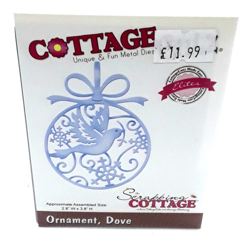 Cottage cutz ornament dove - cutz,