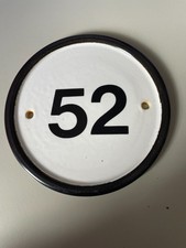 Number 52 Ceramic House Number