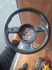 2011 AUDI A1 1.6 TDI Sport MK1 (8X) LEATHER MULTIFUNCTION STEERING WHEEL