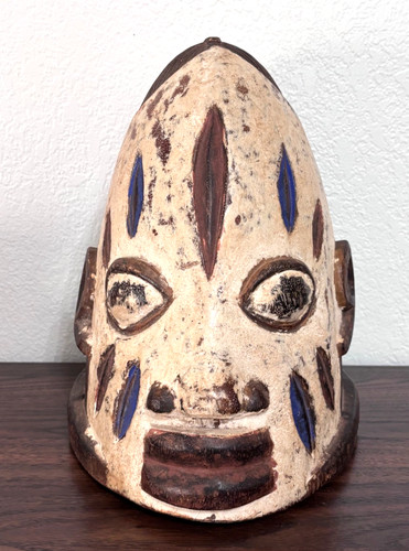 African punu helmet mask hand - punu,