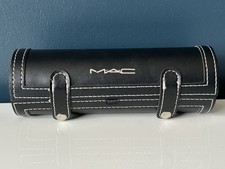 MAC Black Cylindrical Make Up Brush Travel Case Excellent Condition