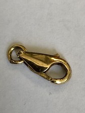 18ct Yellow Gold 13mm Long Lobster Trigger Jewellery Clasp 0.93 Grams