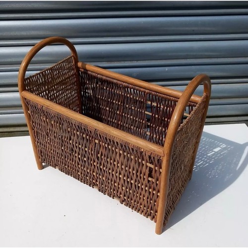 Bamboo magazine rack vintage - magazine,