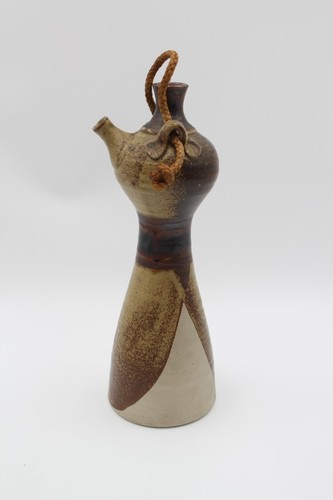 Studio pottery decanter - pottery,
