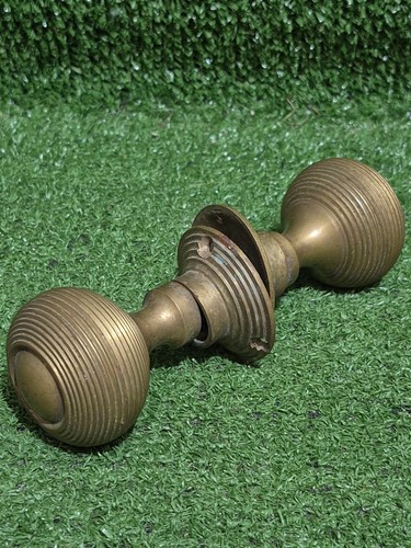 Antique brass door knobs - antique,