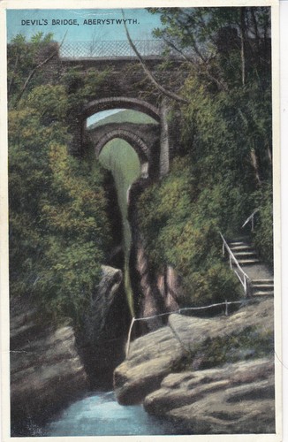 Devils bridge aberystwyth - bridge,,