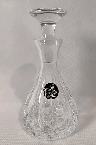 Vintage cut glass perfume - cut,