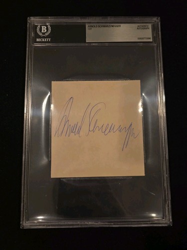 Arnold schwarzenegger signed - schwarzenegger,