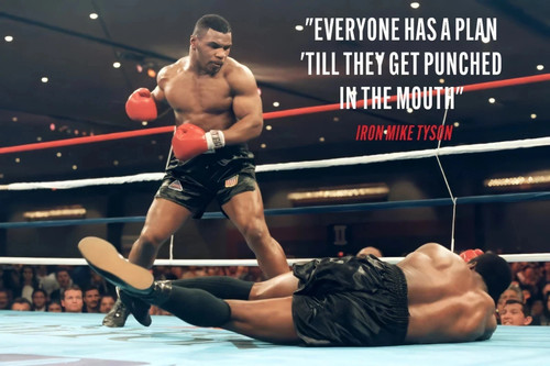 Mike tyson boxing quote poster - mike,
