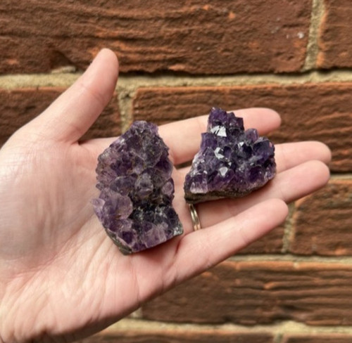 Amethyst cluster 114g - 1,