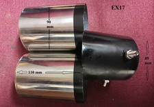 LARGE TWIN ANGLE DUAL EXHAUST