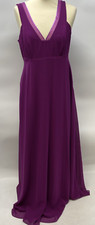 Mylene Klass Purple Maxi Dress Polyester  UK Size 12  NWT                    L13