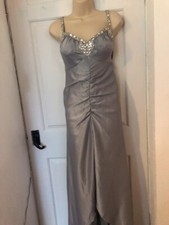 Debenhams Designers - Star by Julien McDonald silver grey evening dress size 16