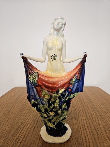 Old tupton ware lady figure - old,